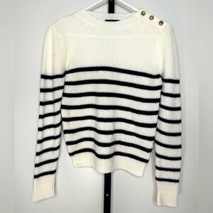 Zara Knit Sweater with Stripes - Cozy and Chic for Every Season